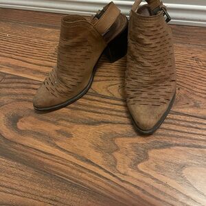 Steve Madden Brown Leather Booties